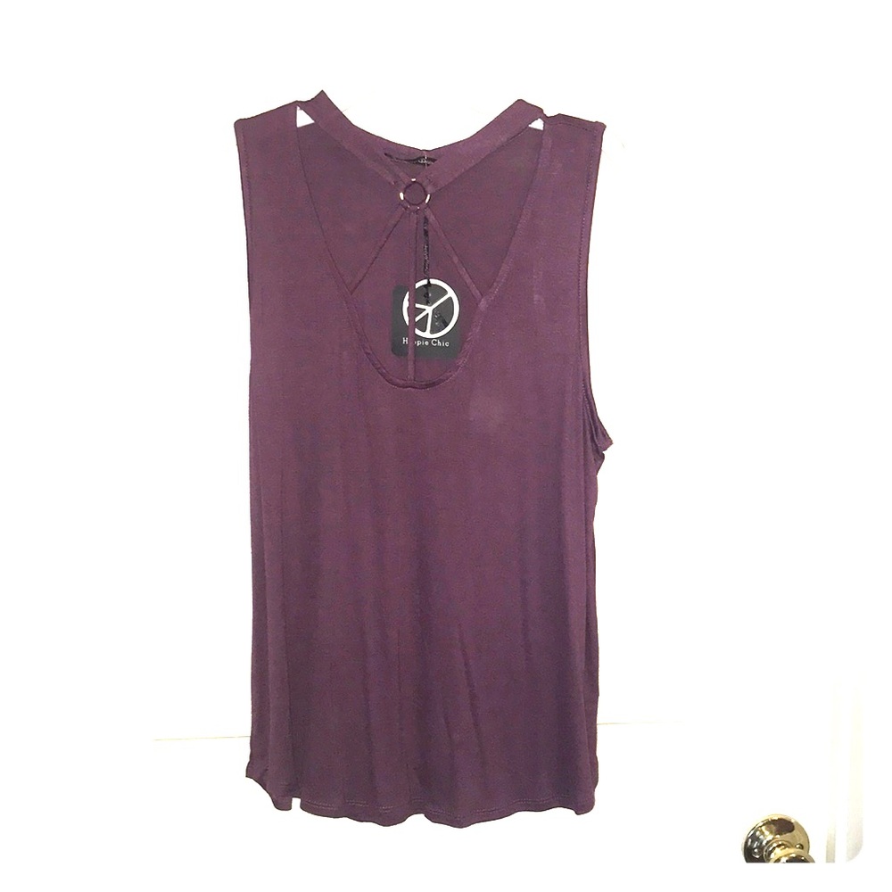 Purple tank top